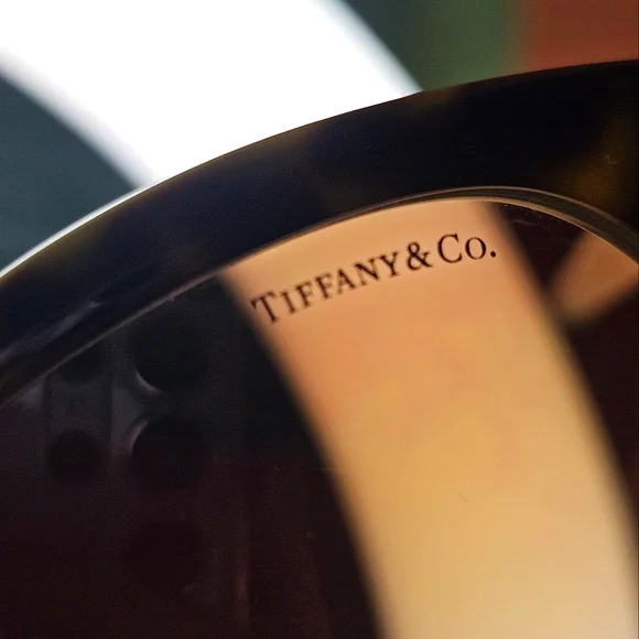 Tiffany & Co. "Return to Love" Sunglasses 56/18-140 Dark Havana 1 (With Case) - Picture 2 of 15